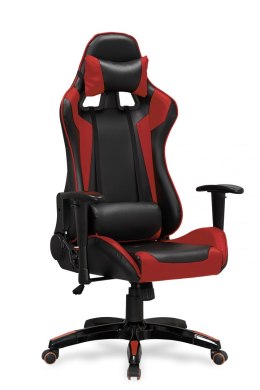 Halmar DEFENDER fotel gabinetowy czarno-czerwony TILT gamingowy diablo krzesło do biurka Gamingowe