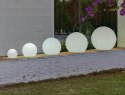 New Garden NEW GARDEN nowoczesna lampa ogrodowa okrągła BULY 60 biała - LED polietylen