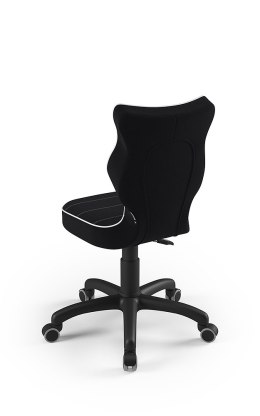 Entelo Petit Czarny JS01 rozmiar 3 - DOBRE KRZESŁO dla kręgosłupa, ortopedyczne - fotel obrotowy do biurka