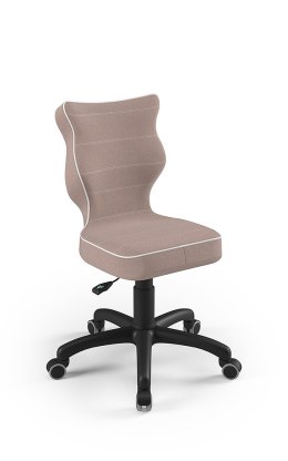 Entelo Petit Czarny JS08 rozmiar 3 - DOBRE KRZESŁO dla kręgosłupa, ortopedyczne - fotel obrotowy do biurka