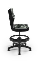 Entelo Petit Czarny ST33 rozmiar 3 WK+P - DOBRE KRZESŁO dla kręgosłupa, ortopedyczne - fotel obrotowy do biurka