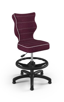 Entelo Petit Czarny VS07 rozmiar 3 WK+P - DOBRE KRZESŁO dla kręgosłupa, ortopedyczne - fotel obrotowy do biurka