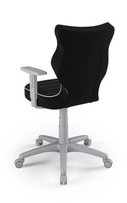 Entelo Duo Szary JS01 rozmiar 5 - DOBRE KRZESŁO dla kręgosłupa, ortopedyczne - fotel obrotowy do biurka