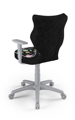 Entelo Duo Szary ST30 rozmiar 5 - DOBRE KRZESŁO dla kręgosłupa, ortopedyczne - fotel obrotowy do biurka