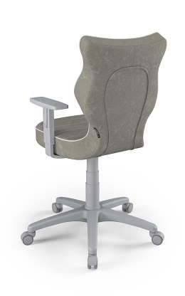 Entelo Duo Szary VS03 rozmiar 5 - DOBRE KRZESŁO dla kręgosłupa, ortopedyczne - fotel obrotowy do biurka