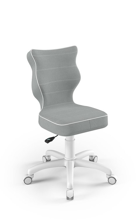 Entelo Petit Biały JS03 rozmiar 4 - DOBRE KRZESŁO dla kręgosłupa, ortopedyczne - fotel obrotowy do biurka