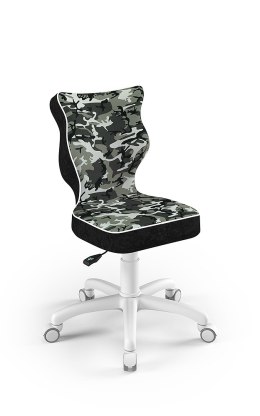Entelo Petit Biały ST33 rozmiar 4 - DOBRE KRZESŁO dla kręgosłupa, ortopedyczne - fotel obrotowy do biurka