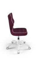 Entelo Petit Biały VS07 rozmiar 4 - DOBRE KRZESŁO dla kręgosłupa, ortopedyczne - fotel obrotowy do biurka