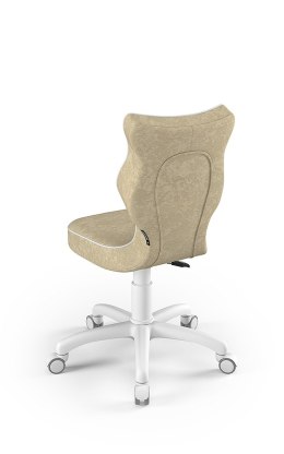 Entelo Petit Biały VS26 rozmiar 3 - DOBRE KRZESŁO dla kręgosłupa, ortopedyczne - fotel obrotowy do biurka
