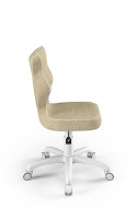 Entelo Petit Biały VS26 rozmiar 3 - DOBRE KRZESŁO dla kręgosłupa, ortopedyczne - fotel obrotowy do biurka
