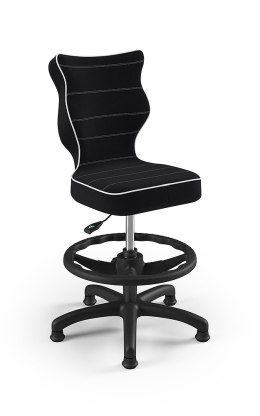 Entelo Petit Czarny JS01 rozmiar 3 WK+P - DOBRE KRZESŁO dla kręgosłupa, ortopedyczne - fotel obrotowy do biurka