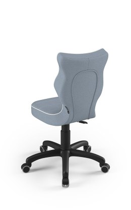 Entelo Petit Czarny JS06 rozmiar 4 - DOBRE KRZESŁO dla kręgosłupa, ortopedyczne - fotel obrotowy do biurka