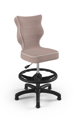 Entelo Petit Czarny JS08 rozmiar 4 WK+P - DOBRE KRZESŁO dla kręgosłupa, ortopedyczne - fotel obrotowy do biurka