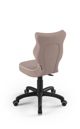 Entelo Petit Czarny JS08 rozmiar 4 - DOBRE KRZESŁO dla kręgosłupa, ortopedyczne - fotel obrotowy do biurka
