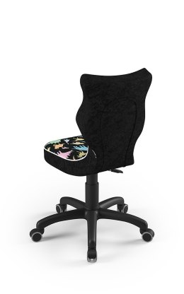 Entelo Petit Czarny ST30 rozmiar 4 - DOBRE KRZESŁO dla kręgosłupa, ortopedyczne - fotel obrotowy do biurka
