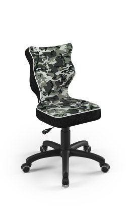 Entelo Petit Czarny ST33 rozmiar 4 - DOBRE KRZESŁO dla kręgosłupa, ortopedyczne - fotel obrotowy do biurka
