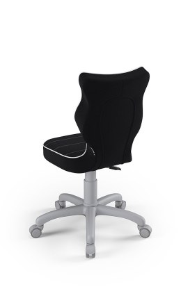 Entelo Petit Szary JS01 rozmiar 4 - DOBRE KRZESŁO dla kręgosłupa, ortopedyczne - fotel obrotowy do biurka