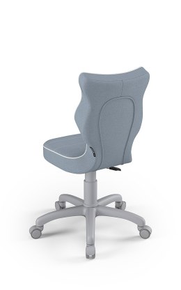 Entelo Petit Szary JS06 rozmiar 4 - DOBRE KRZESŁO dla kręgosłupa, ortopedyczne - fotel obrotowy do biurka