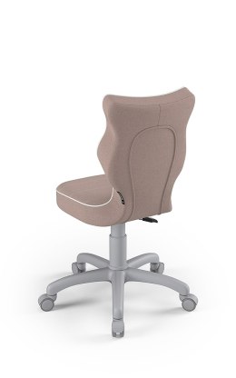 Entelo Petit Szary JS08 rozmiar 4 - DOBRE KRZESŁO dla kręgosłupa, ortopedyczne - fotel obrotowy do biurka