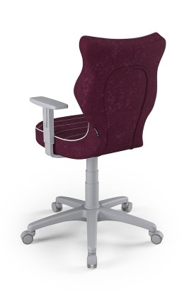 Entelo Duo Szary VS07 rozmiar 6 - DOBRE KRZESŁO dla kręgosłupa, ortopedyczne - fotel obrotowy do biurka
