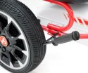 Milly Mally Gokart na pedały Pojazd Abarth Red Czerwony konstrukcja metalowa osłony plastikowe hamulec ręczny 3 lata +