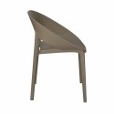 Intesi nowoczesne i wygodne Krzesło Oido mild grey tworzywo szare mat do wnętrz i na zewnątrz można sztaplować