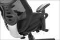 Fotel obrotowy KB-8905 NIEBIESKI - krzesło biurowe do biurka - TILT, ZAGŁÓWEK