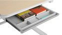 Fun Desk Biurko z regulacją wysokości Invito Grey regulowane białe szare