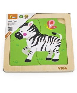 Viga Viga 51317 Puzzle na podkładce-zebra