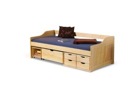 Halmar łóżko młodzieżowe MAXIMA 2 drewno sosnowe