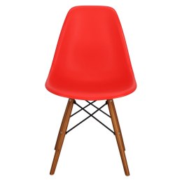 D2.DESIGN Krzesło P016W PP czerwone/dark
