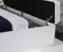 Meble Forte STARLET WHITE STWL163-V29 Łóżko z szafkami nocnymi Biały