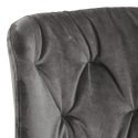 ACTONA Krzesło Batilda VIC dark grey/ pikowana