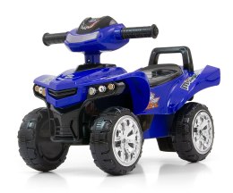 Milly Mally Pojazd Jeździk Monster Navy Niebieski autko ogranicznik skrętu schowek kierownica interaktywna efekty świetlne