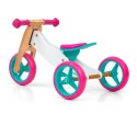 Milly Mally Pojazd Jeździk Chodzik Pchacz Jake Classic Candy 2 w 1 Różowo Zielony dwukołowy lub trójkołowy drewniany 12m+