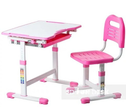 Fun Desk BIURKO+KRZESŁO z szufladą regulowane SOLE PINK Dziewczynki