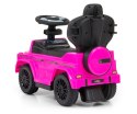 Milly Mally Pojazd z rączką Jeździk MERCEDES G350d Pink Różowy autko Chodzik Pchacz schowek pod siedzeniem oparcie klakson