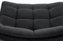 Halmar K332 krzesło nogi - czarne, siedzisko tkanina - czarny