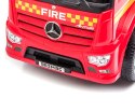 Milly Mally Pojazd MERCEDES ANTOS - FIRE TRUCK Czerwony Straż Pożarna światła sygnalizacja - kogut schowek pod siedziskiem