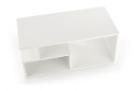 Halmar ława COMBO kolor biały z półkami 110x55
