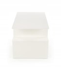 Halmar ława COMBO kolor biały z półkami 110x55