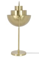 King Home Lampa stołowa nocna VARIA złota - stal węglowa - ruchomy kulisty klosz