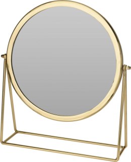 Intesi Lustro stojące Kimsey złote - okrągłe lusterko na złotym stojaku