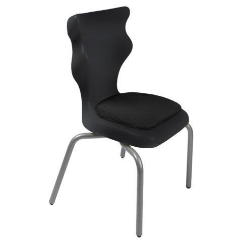 Ergonomiczne krzesło szkolne Spider Soft rozmiar 3 czarny - dobre krzesło stacjonarne do biurka, ławki, szkoły, sali konferencyjnej dla dzieci i dla dorosłych 