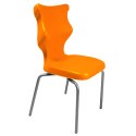Ergonomiczne krzesło szkolne Spider rozmiar 6 pomarańczowy - dobre krzesło stacjonarne do biurka, ławki, szkoły, sali konferencyjnej dla dzieci i dla dorosłych 