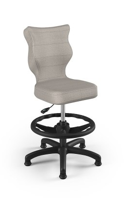 ENTELO Petit Czarny Monolith 03 rozmiar 3 WK+P - DOBRE KRZESŁO dla kręgosłupa, ortopedyczne - fotel obrotowy do biurka