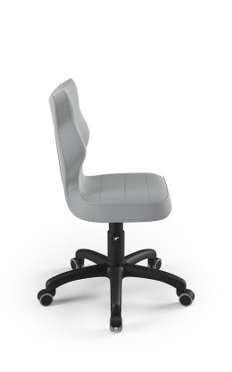 ENTELO Petit Czarny Velvet 03 rozmiar 3 - DOBRE KRZESŁO dla kręgosłupa, ortopedyczne - fotel obrotowy do biurka