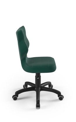 ENTELO Petit Czarny Velvet 05 rozmiar 4 - DOBRE KRZESŁO dla kręgosłupa, ortopedyczne - fotel obrotowy do biurka