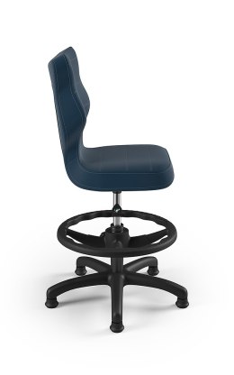 ENTELO Petit Czarny Velvet 24 rozmiar 3 WK+P - DOBRE KRZESŁO dla kręgosłupa, ortopedyczne - fotel obrotowy do biurka