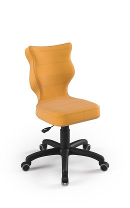 ENTELO Petit Czarny Velvet 35 rozmiar 3 - DOBRE KRZESŁO dla kręgosłupa, ortopedyczne - fotel obrotowy do biurka